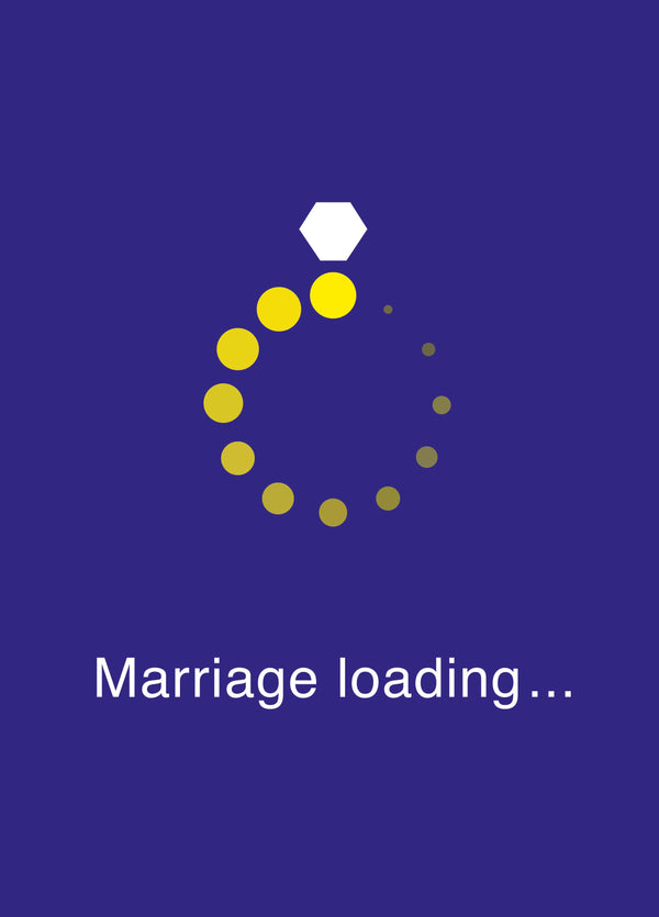 Marriage Loading... Card