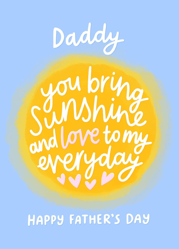 Sunshine & Love Father's Day Card