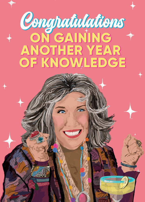 Another Year Of Knowledge Card