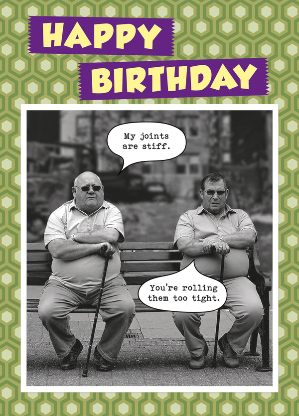 Stiff Joints Card