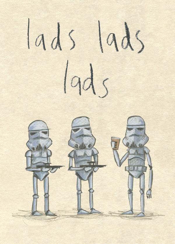 Lads Lads Lads Card