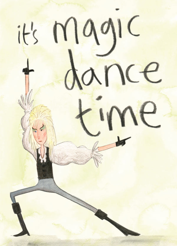 Magic Dance Time Card