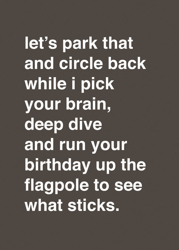 Corporate Office Slang Birthday