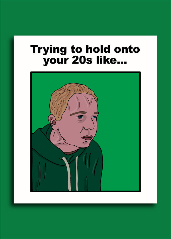 Holding Fart Meme Card
