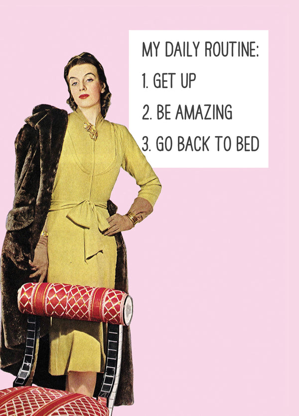 Daily Routine Card