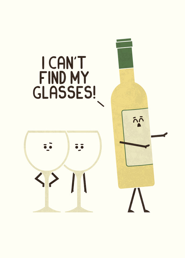 Lost Glasses Card
