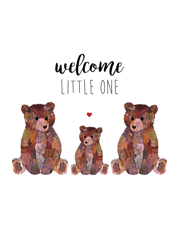 Bear Cub New Baby Card