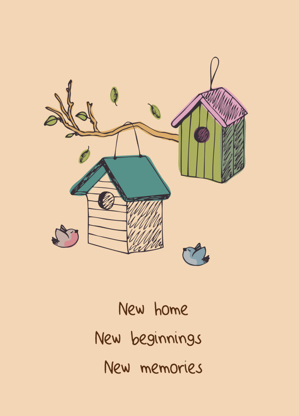 Cute New Home Card