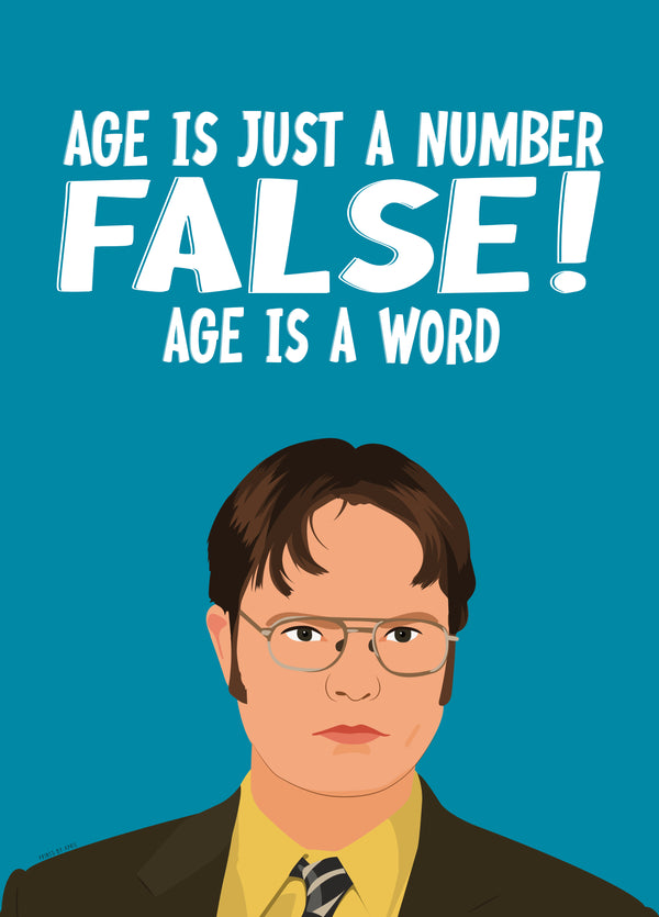 The Office US Birthday Card Featuring Dwight Card