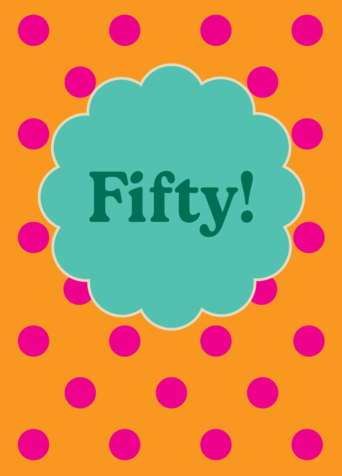 Fiftieth Birthday Card