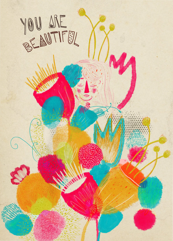 You Are Beautiful Card
