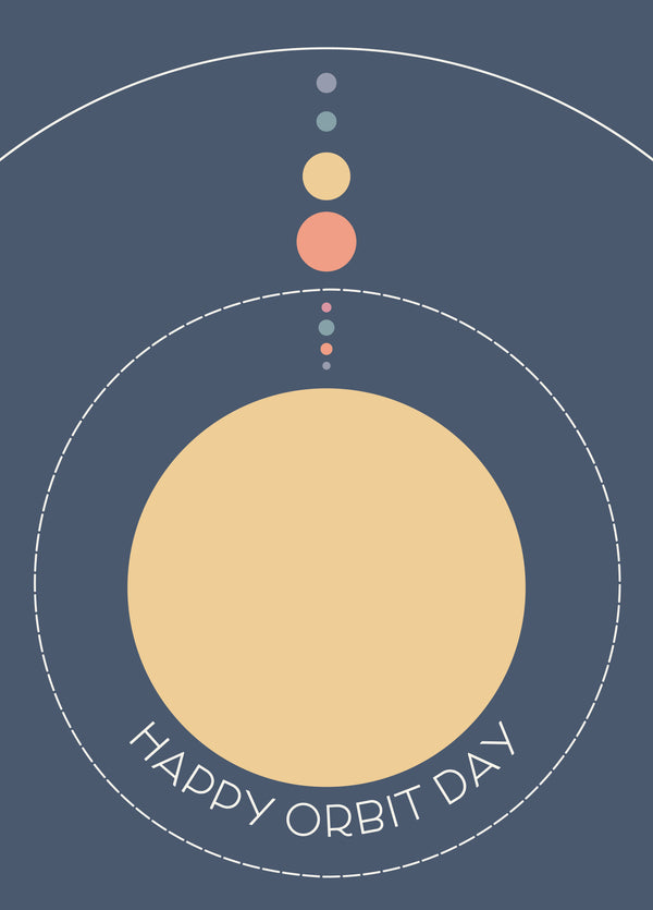 Happy Orbit Day Card