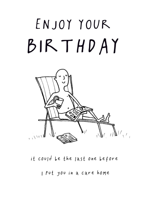 Put You In A Care Home Card