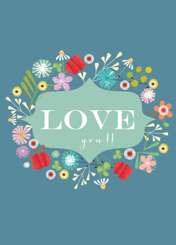 Floral LOVE! Card