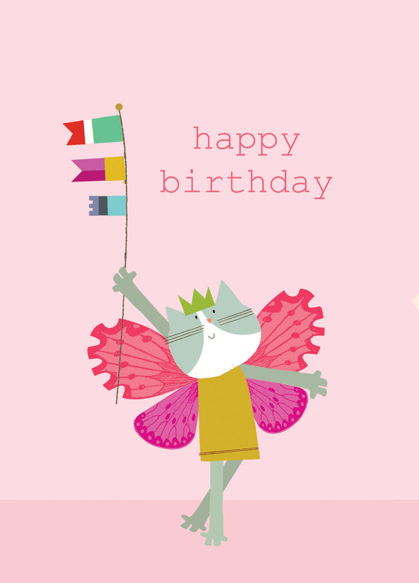 Butterfly Birthday Kitten