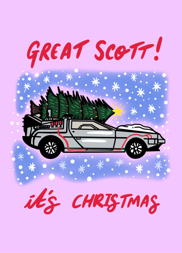 Great Scott It's Christmas! Card