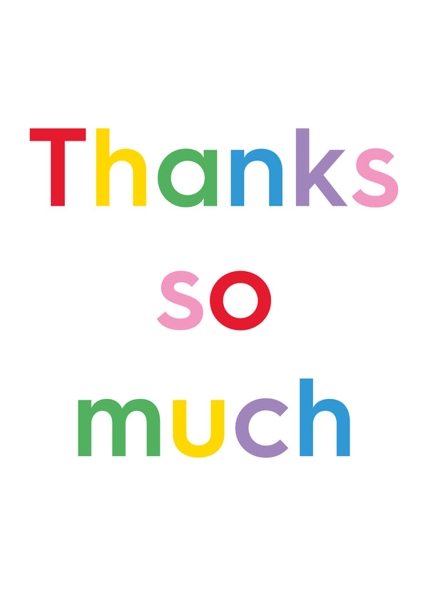 Thanks So Much Card