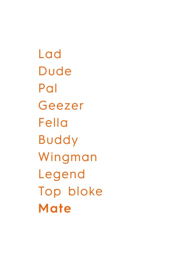 Mate Card