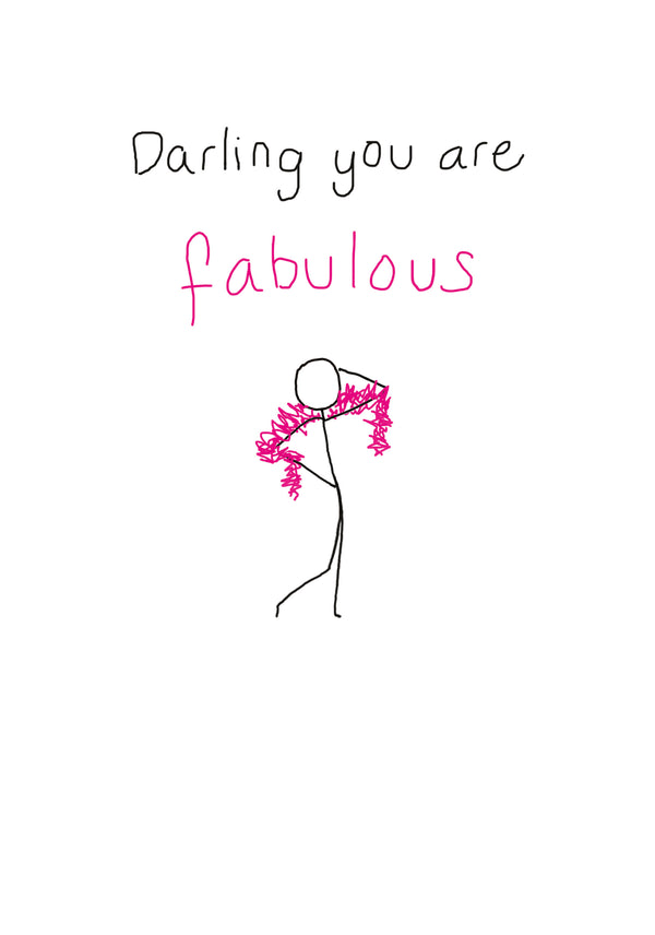 Darling You Are Fabulous Card