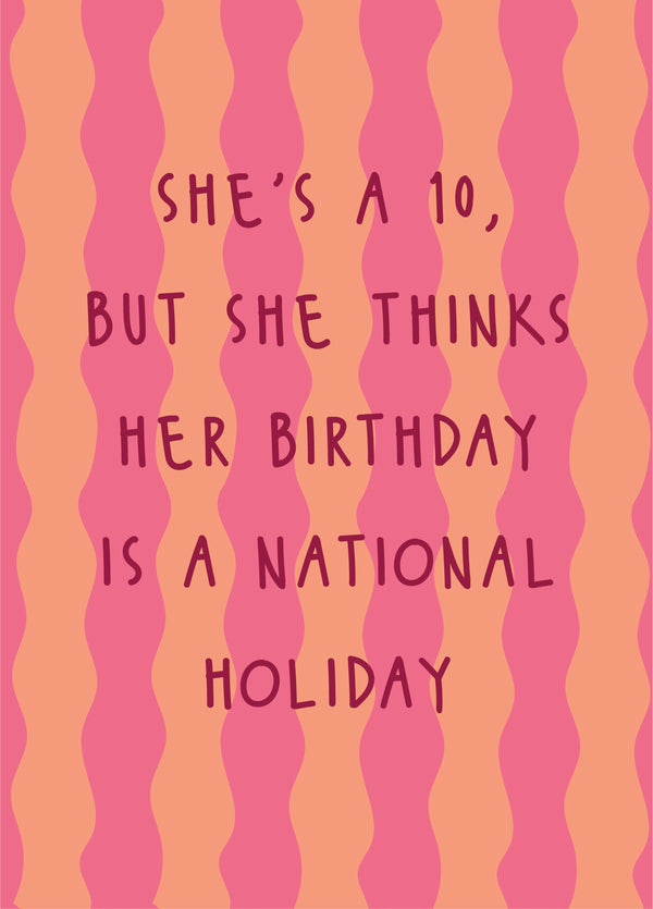 She's A 10 - Happy Birthday