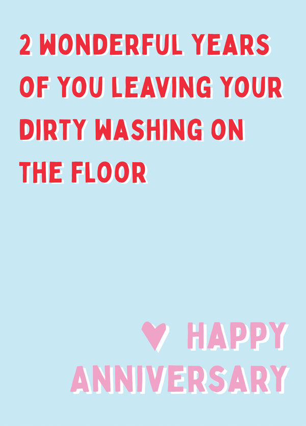 2 Wonderful Years Card