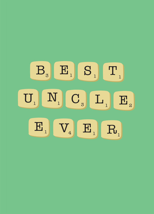Best Uncle Ever - Happy Birthday Card