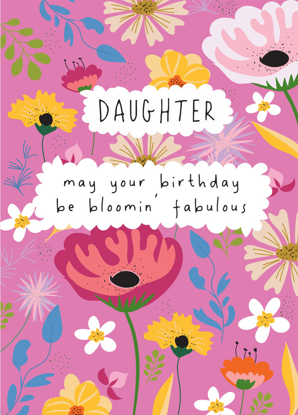 Daughter Bloomin Wonderful Birthday