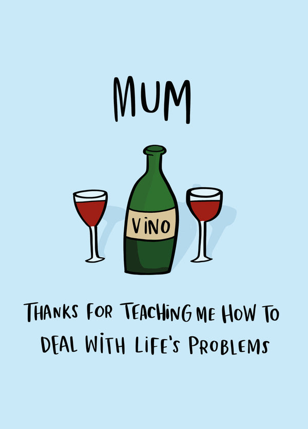 Deal With Life's Problems Card