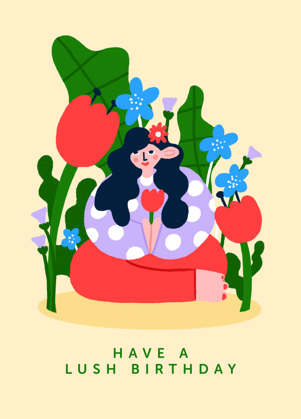 Lush Birthday Card