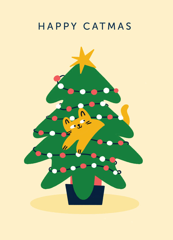 Happy Catmas Card