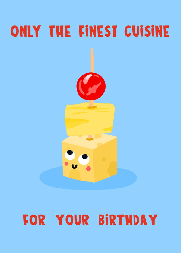 Cheese And Pineapple Card