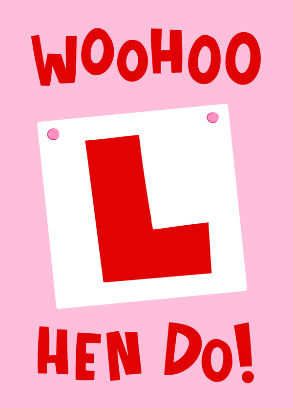 Hen Do Card