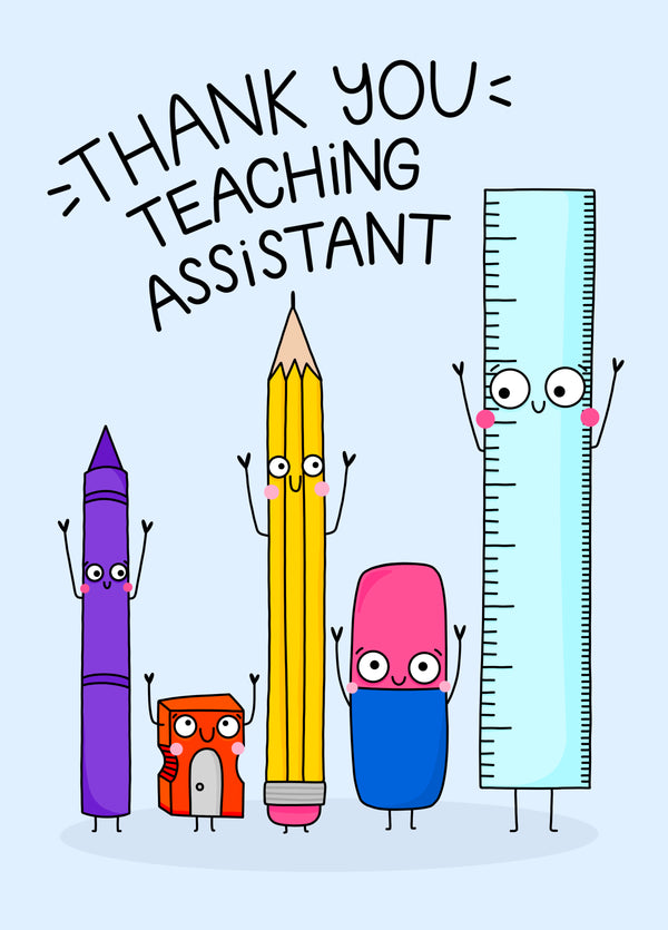 Thank You Teaching Assistant Card