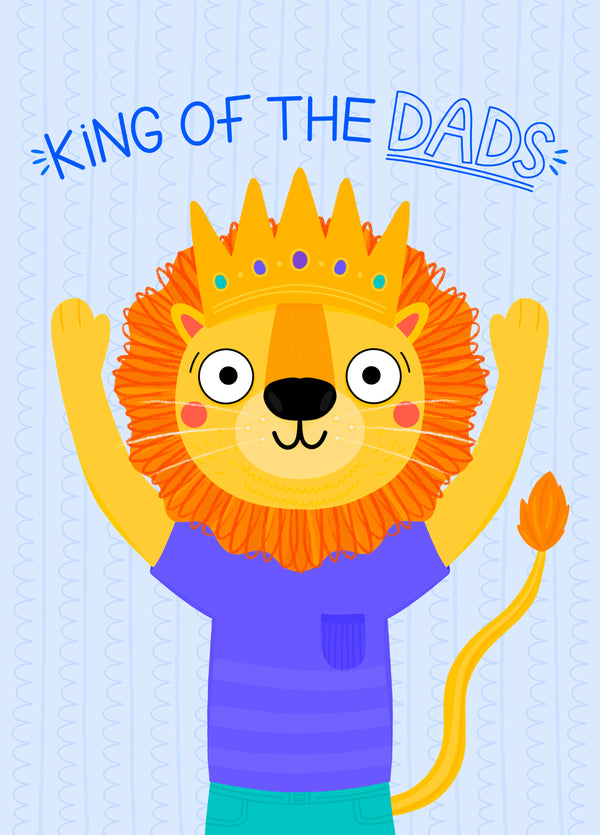 King Of The Dads Card