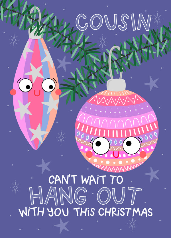 Cousin Christmas Card