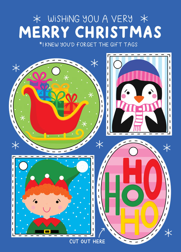Gift Tag Christmas Card