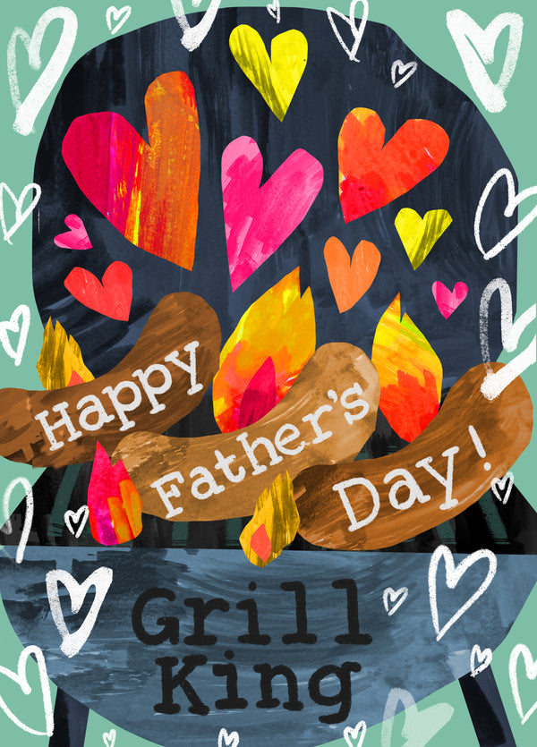 Happy Father's Day - Grill King Card