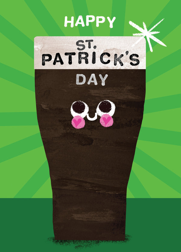Happy St Patrick's Pint Card