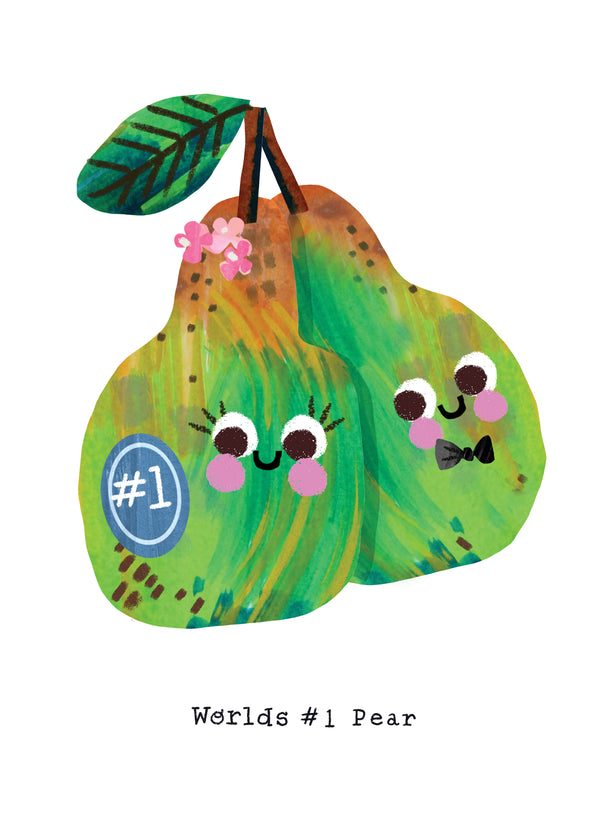 Worlds #1 Pear Card