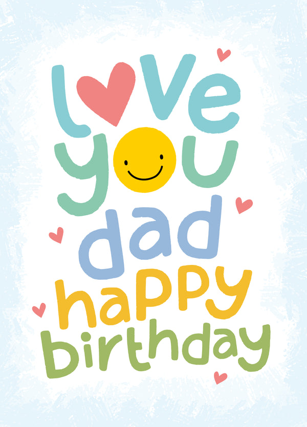 Love You Dad Birthday Card