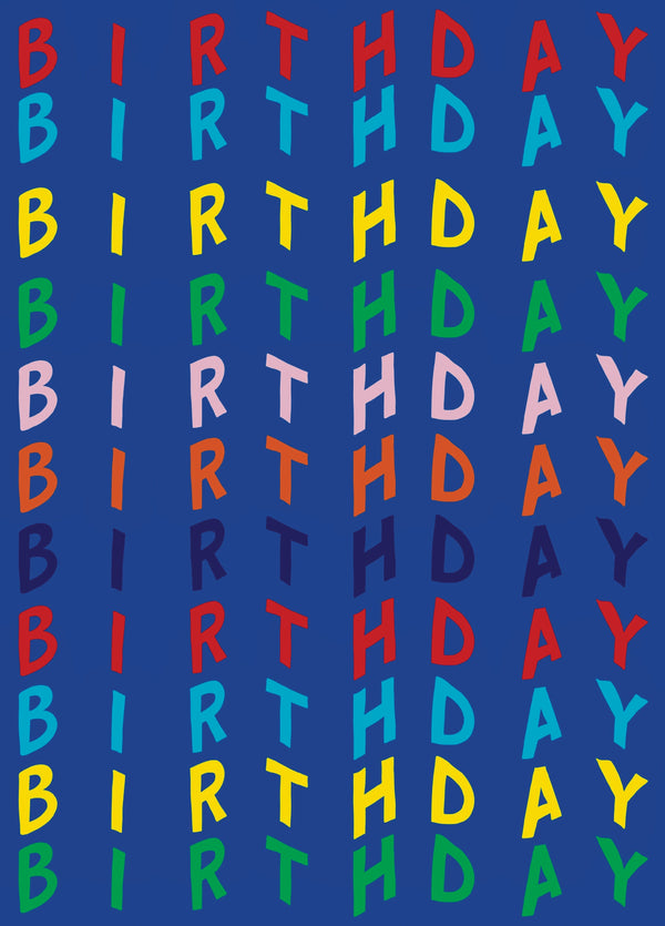 Colourful Birthday Card