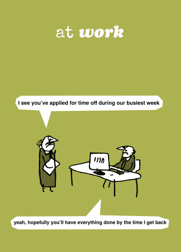 Time Off Card