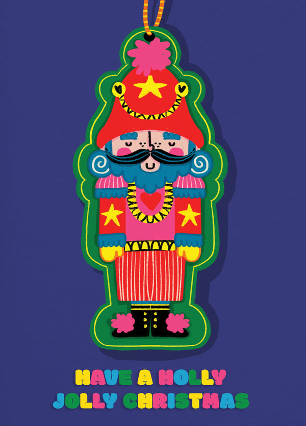 Nutcracker Christmas Card.