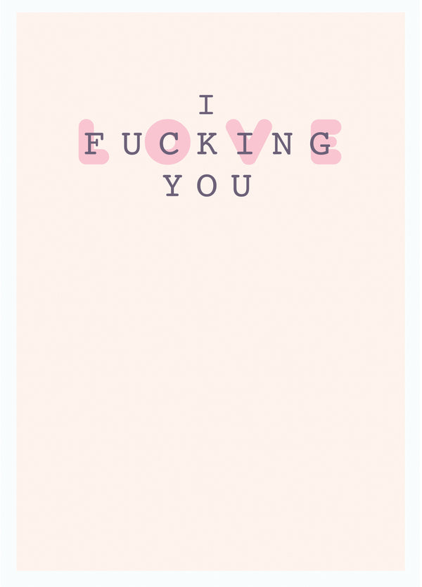 I Love You Card