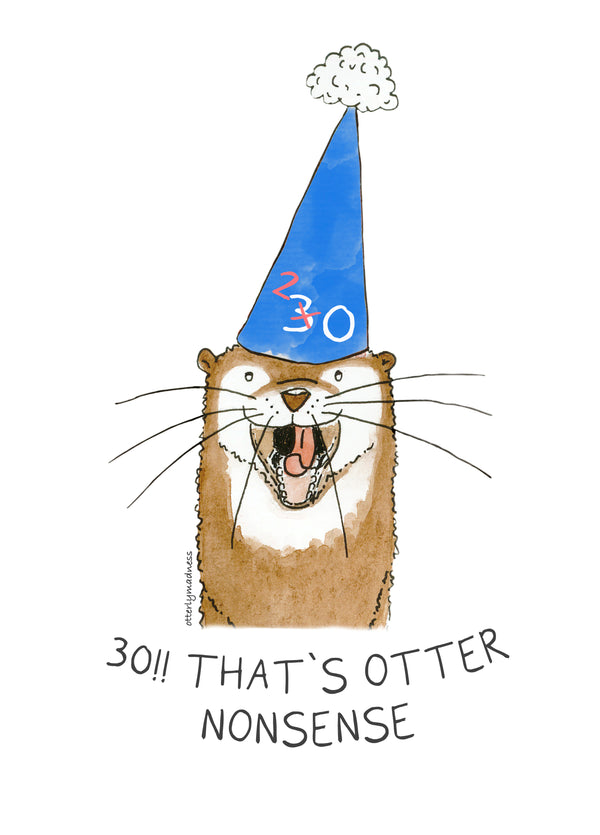 30!! That's Otter Nonsense Card