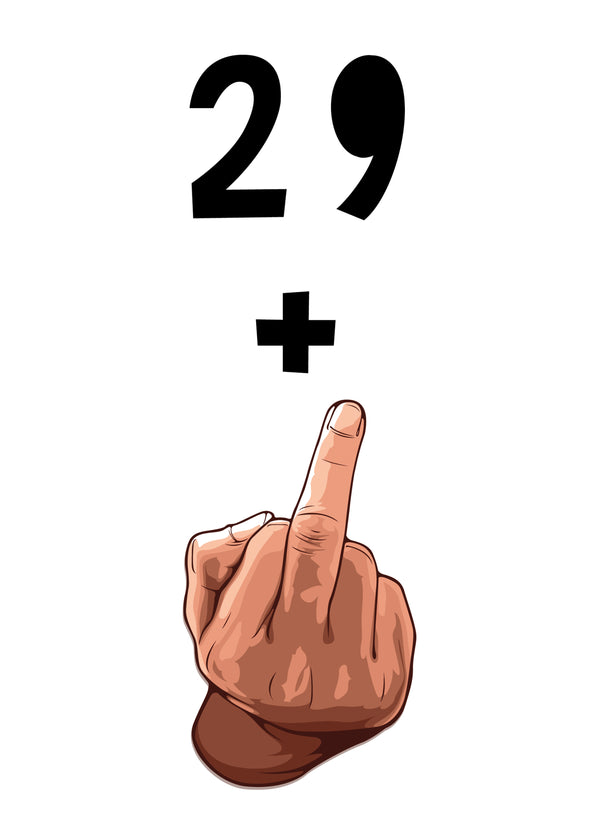 Flip The 30th Birthday Card