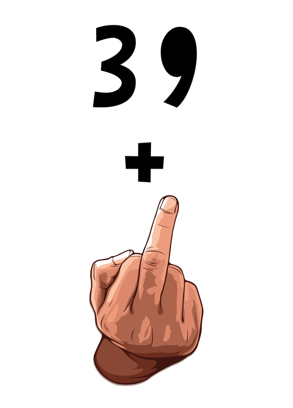 Flip The 40th Birthday Card