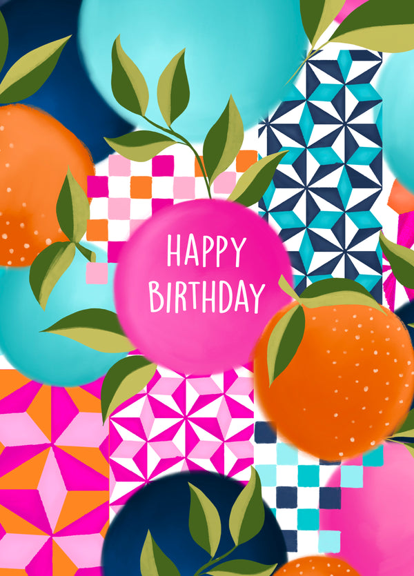 Gorgeous Botanical Birthday Card