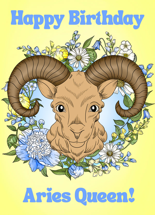 Aries Queen! Card