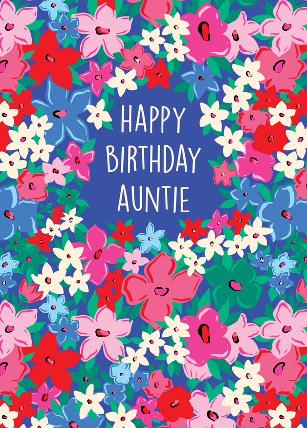 Happy Birthday Auntie Card